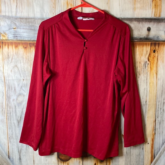 Blair Tops - Blair Vintage Long Sleeve Stretchy Top